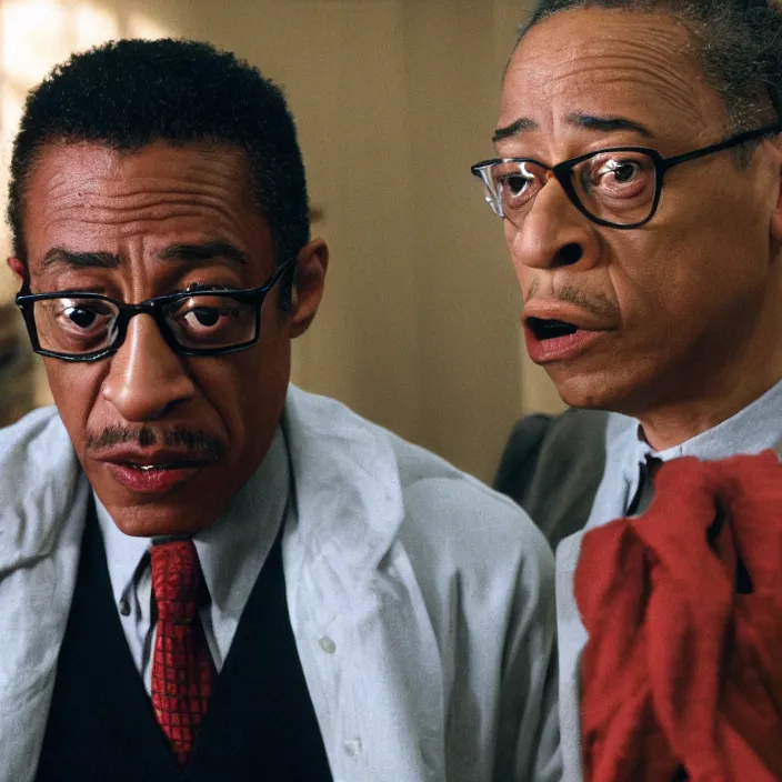 Image similar to Gus Fring played by Giancarlo esposito in Mel Brooks Man in Tights, 4k,