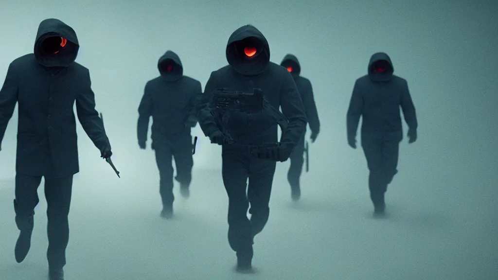 Image similar to the doritos blinders, film still from the movie directed by denis villeneuve with art direction by zdzis