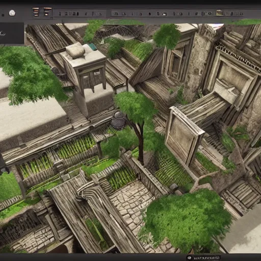 Image similar to a thorough understanding of the epochs, styles, schools, structures and materials of the various architectures is a premise for creating a smooth and original game scene with sound structure and compatible game world views