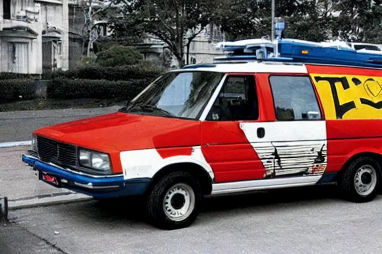 Image similar to the 8 0 s a - team van