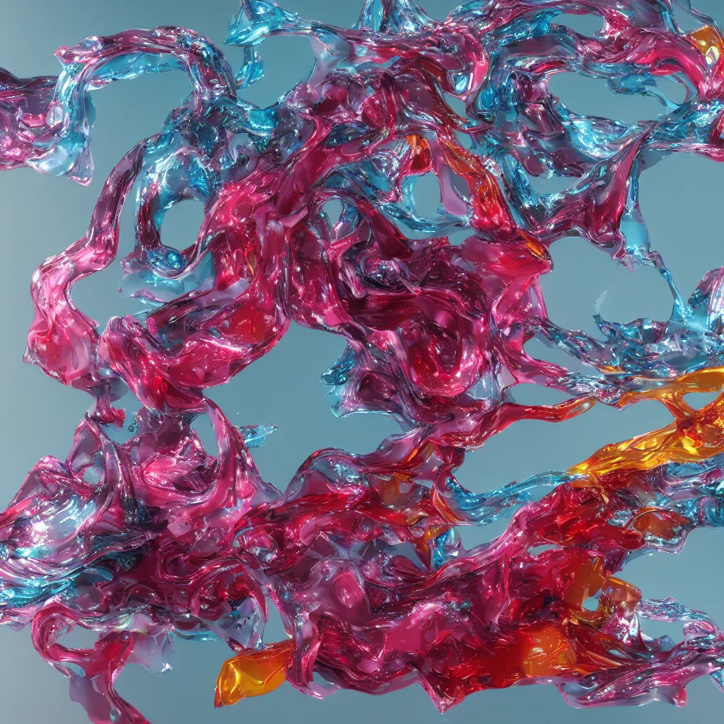 Image similar to painful pleasures by lynda benglis, octane render, colorful, 4 k, 8 k