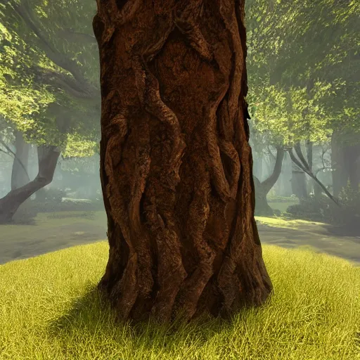 Image similar to game texture of bark on a tree, stylized, unreal engine, high quality