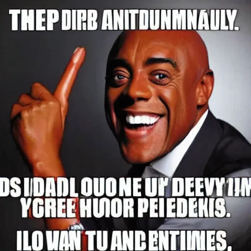 Image similar to a spicy meme of ainsley harriott