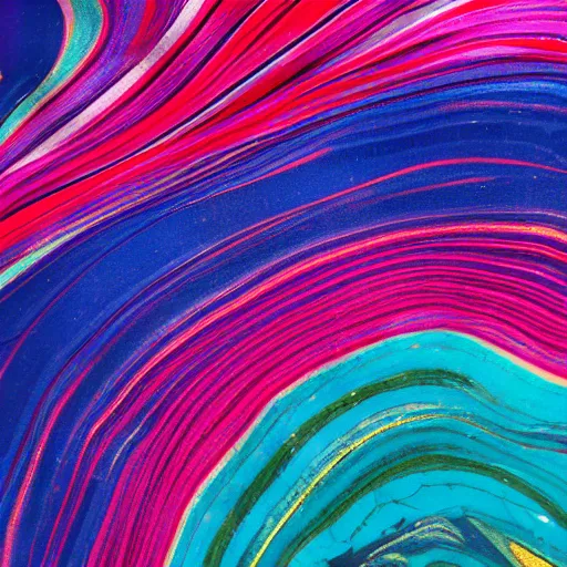 Image similar to explosion of colors, marble, filament, 8 k, vivid colors