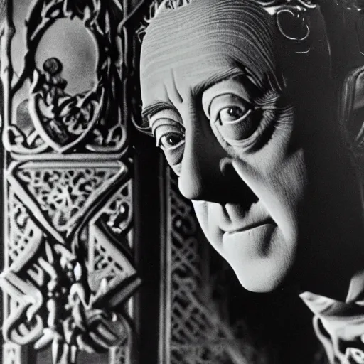 Prompt: a beautiful detailed 3 d matte photograph of alec guinness as dorothy in the wizard of oz, ominous, magical realism, texture, intricate, radiant colors, fantasy, volumetric lighting, high details