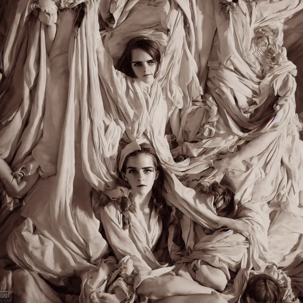 Image similar to closeup!!! centre frame!!!! Emma Watson long hair flowing robes baroque room cinematic lighting stanley kubrick barry lyndon Cecil Beaton, Lee Miller, Irving Penn, David Bailey, Corinne Day, Patrick Demarchelier 4k canon 5d mk4