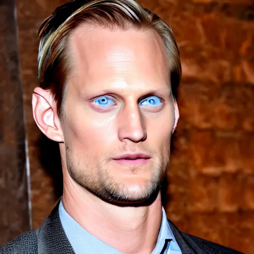 Image similar to alexander skarsgard, handsome, clean shaven