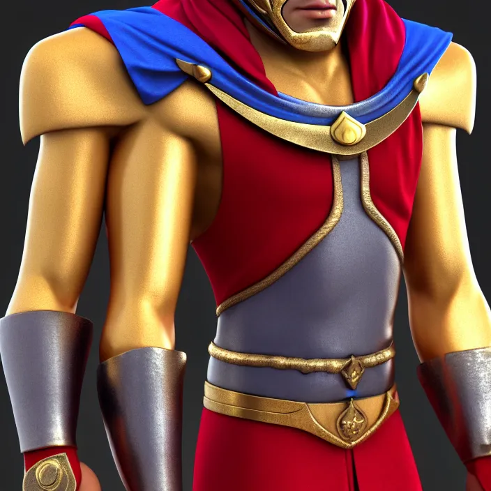 Image similar to bust, captain falcon as sheik mohammad ruler of dubai, head and torso only, masterpiece, medieval arabia, sharp details, hd, 4 k