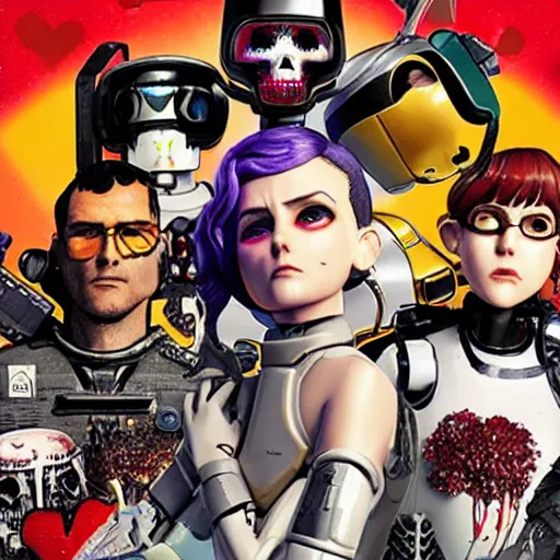 Prompt: love, death and robots