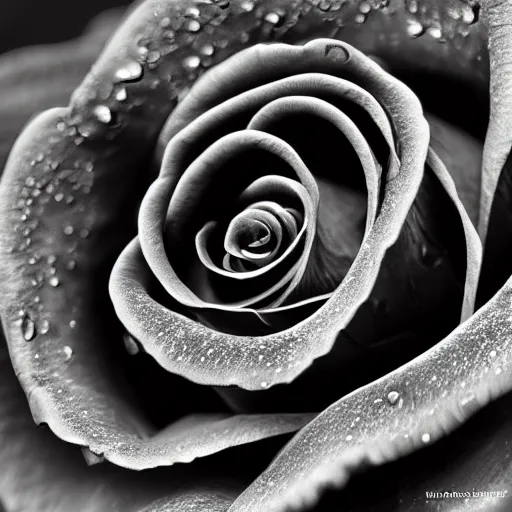 Prompt: award - winning macro of a beautiful black rose made of glowing molten magma on black background by harold davis, georgia o'keeffe and harold feinstein, highly detailed, hyper - realistic, inner glow, trending on deviantart, artstation and flickr, nasa space photography, national geographic