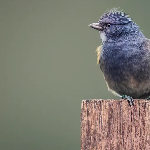 Image similar to birb eating food, XF IQ4, 150MP, 50mm, f/1.4, ISO 200, 1/160s, natural light, Adobe Photoshop, Adobe Lightroom, DxO Photolab, polarizing filter, Sense of Depth, AI enhanced, HDR