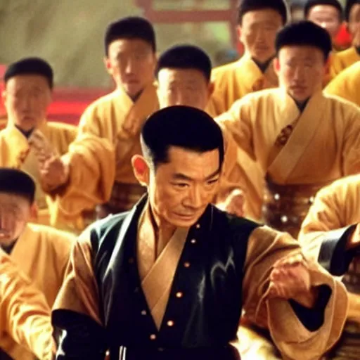 Image similar to Andy Lau as Wong Fei Hung , movie scene