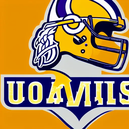 Image similar to nfl logo detailed vector vikings