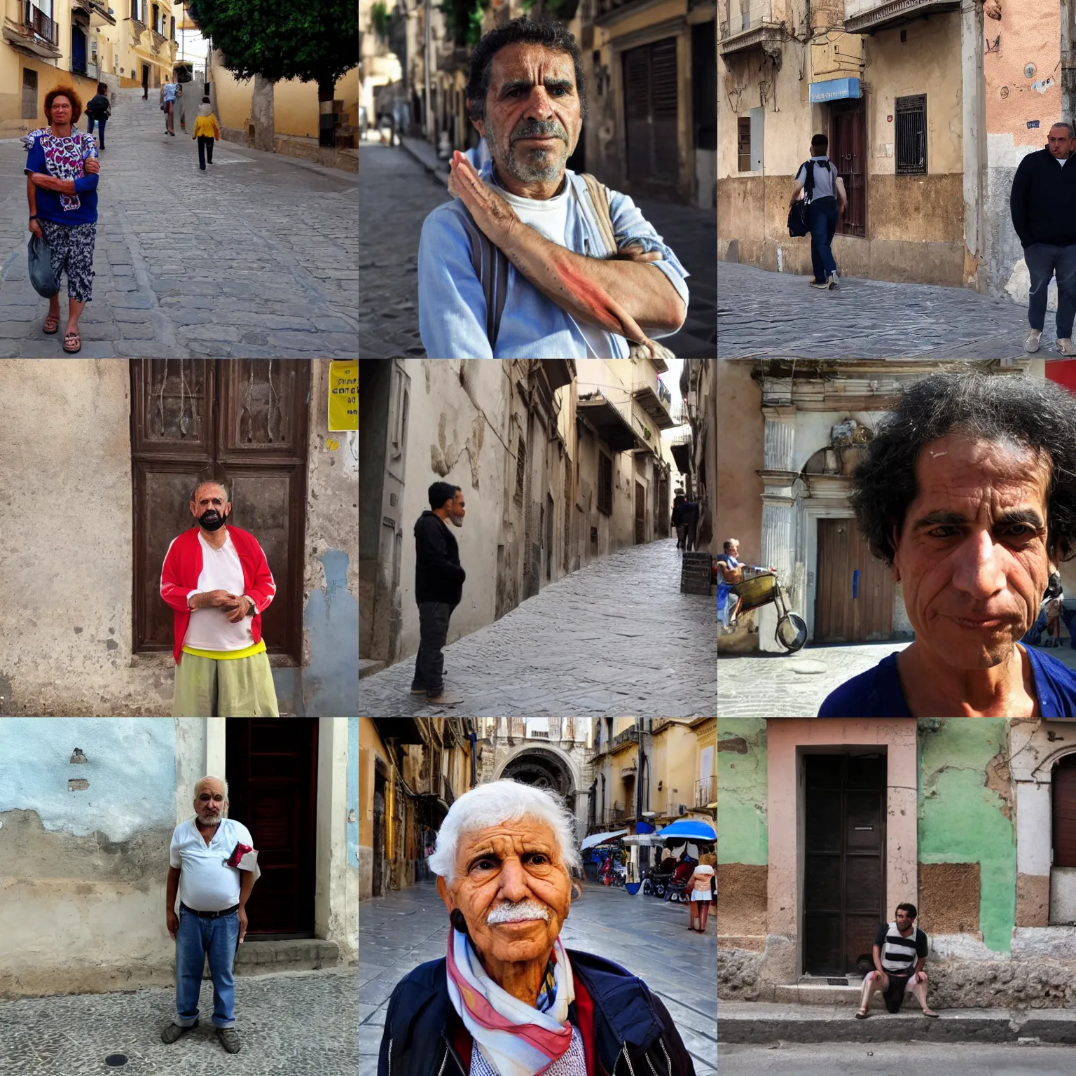 Prompt: a picture of an average citizen of Catania Sicily