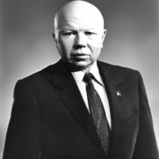 Image similar to photo of khrushchev as baron harkonen