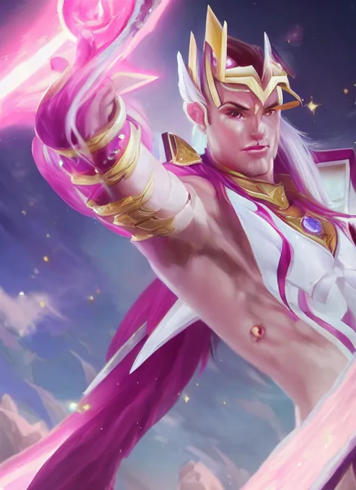 Prompt: portrait of star guardian darius from league of legends, au naturel, hyper detailed, digital art, trending in artstation, cinematic lighting, studio quality, smooth render, unreal engine 5 rendered, octane rendered, art style by klimt and nixeu and ian sprigger and wlop and krenz cushart and riot
