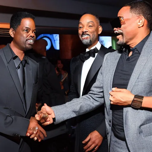 Image similar to chris rock and will smith shaking hands