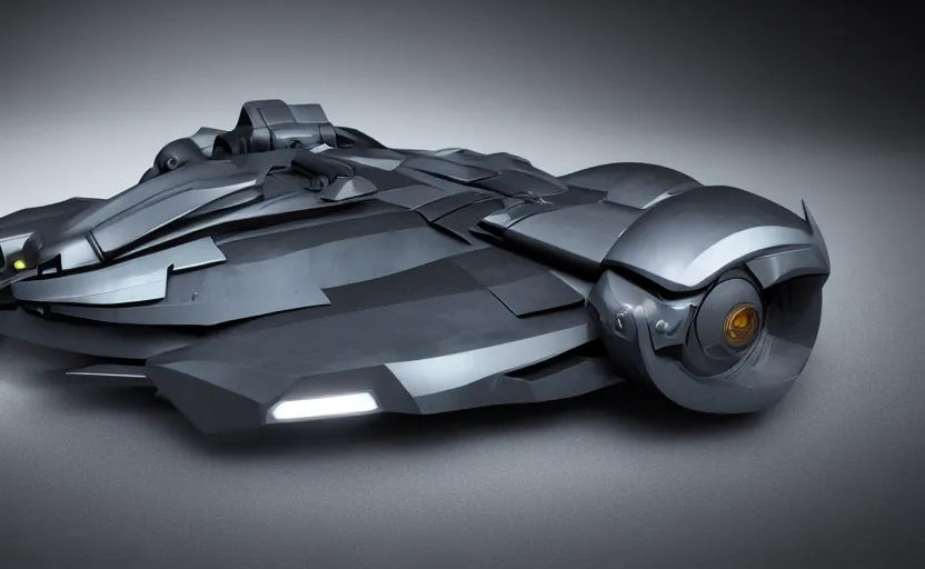 Prompt: A 2025 Batmobile Concept, studio lighting, extreme detail, very high quality, unreal engine