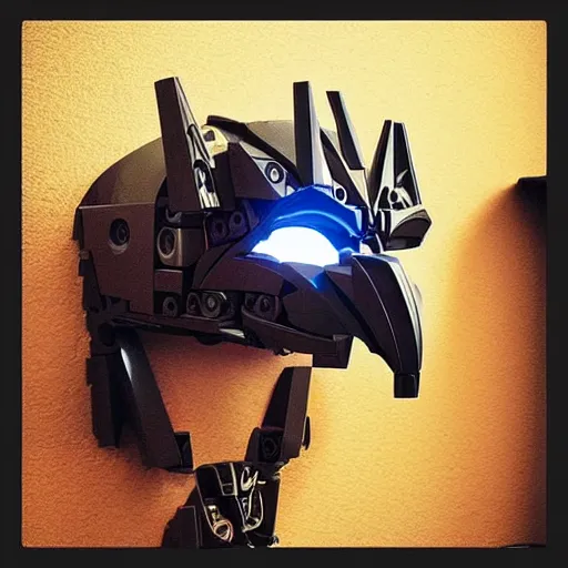 Image similar to “bionicle raven mask. LEGO box”