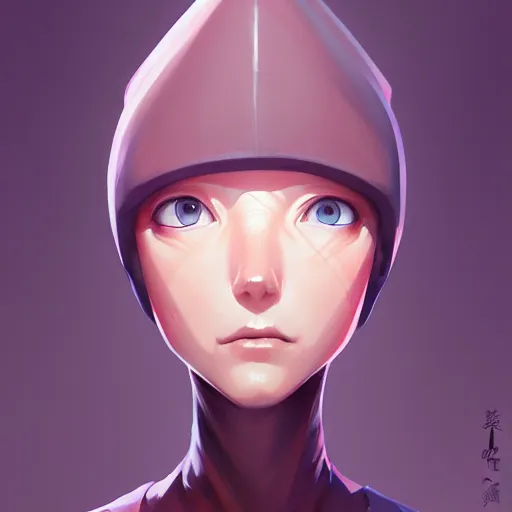 Image similar to conehead, portrait shinkai makoto studio ghibli studio key hideaki anno sakimichan stanley artgerm lau rossdraws james jean marc simonetti elegant highly detailed digital painting artstation pixiv