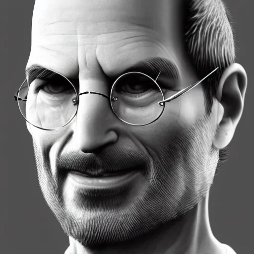 Image similar to a macro portrait of Steve Jobs in the GTA artstyle, hyperdetailed, artstation, digital art, photorealism, accurate, 8k,