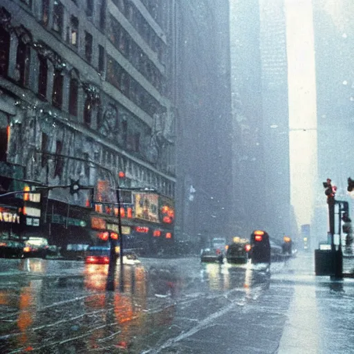 Image similar to rainy new York daydream by Ernst Haas