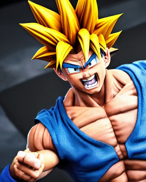 Prompt: 3 d high octane render, 8 k cgi, unreal engine, photorealistic goku, portrait, dynamic lighting, photorealistic, unreal engine, octane, ultra detailed, detailed faces, hd quality