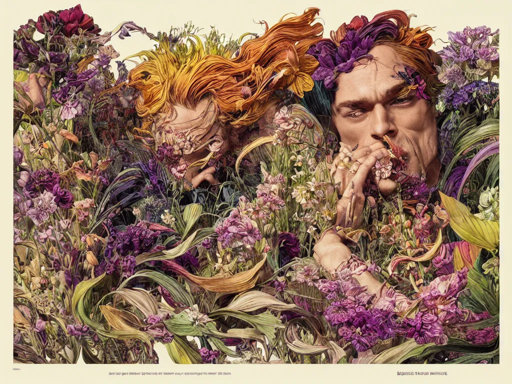 Prompt: fragrance advertising campaign by bernie wrightson, saturated colors, highly detailed, intricate