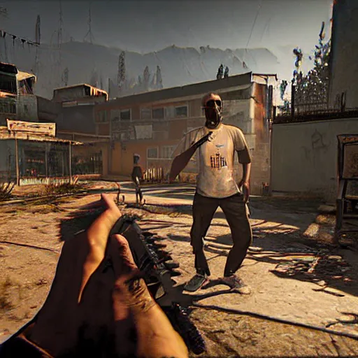 Image similar to Snoop Dogg in Dying Light 2