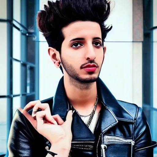 Image similar to “a realistic detailed photo of a guy who is an attractive humanoid who is half robot and half humanoid, who is a male android, singer Sebastian Yatra, shiny skin, posing like a statue, blank stare”