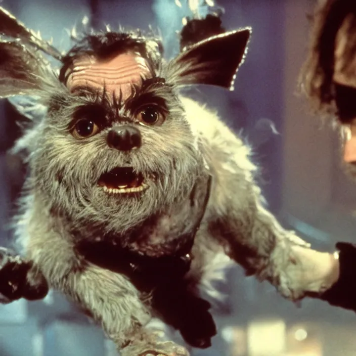 Image similar to jack black starring in gremlins, 8 k,