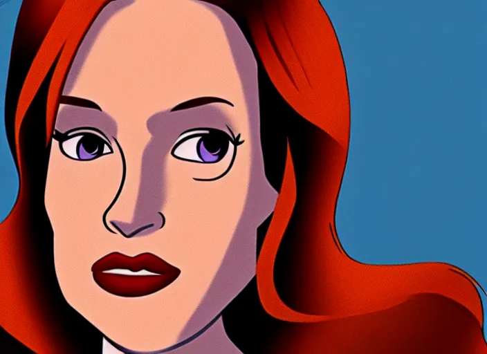 Image similar to dana scully, by disney animation