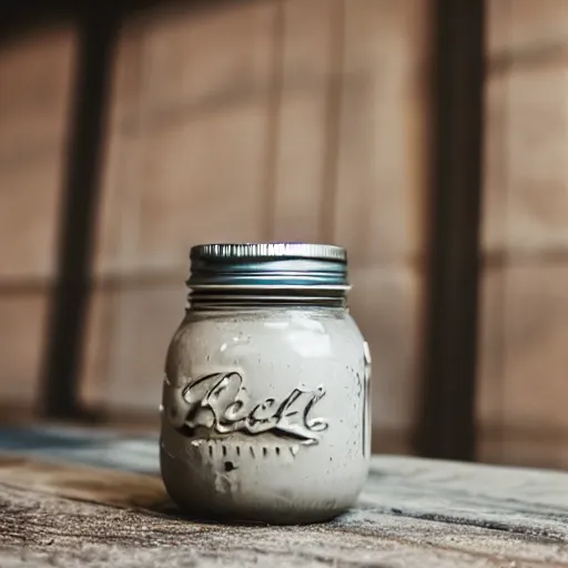 Prompt: a can inside a jar