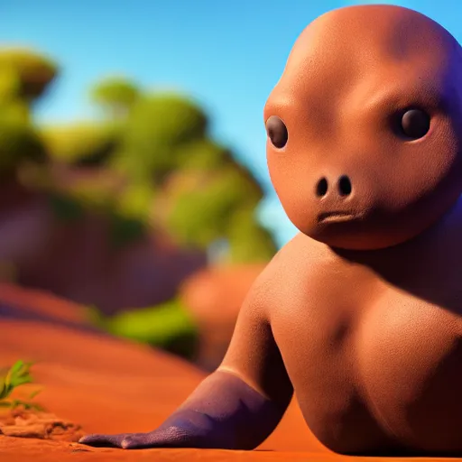 Image similar to photography of a realistic diglett animal, ultra detailed, 8 k, cinematic lighting, natural background, trending on artstation, pokemon