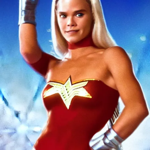 Prompt: Xuxa meneguel as wonder woman