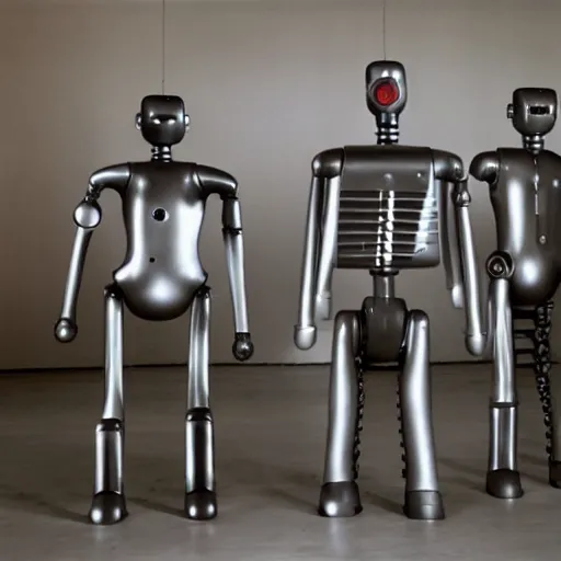 Image similar to robots by louise bourgeois