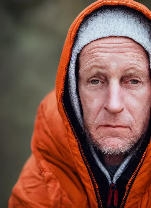 Image similar to portrait photo still of real life kenny mccormick, 8 k, 8 5 mm, f. 1 4