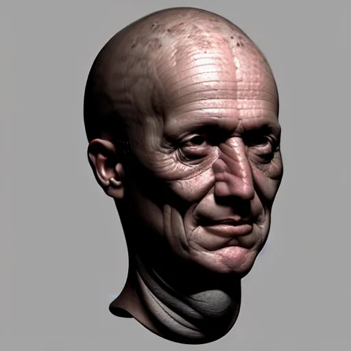 male face texture map