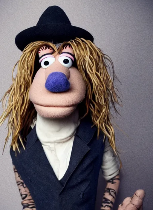 Image similar to Jamie Campbell Bower as a muppet