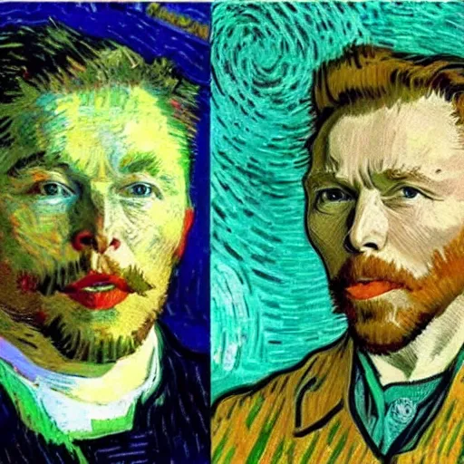 Prompt: elon musk by van gogh