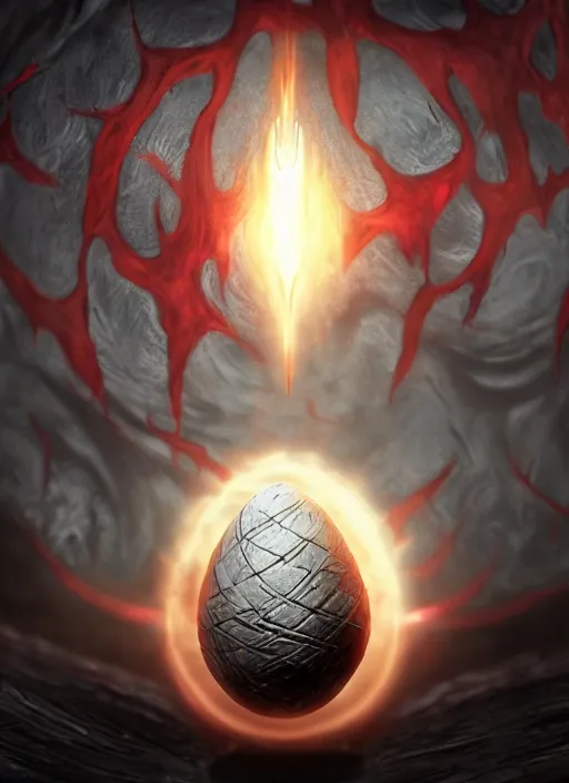 Image similar to behelit egg, berserk,, ultra detailed fantasy, elden ring, realistic, dnd character portrait, full body, dnd, rpg, lotr game design fanart by concept art, behance hd, artstation, deviantart, global illumination radiating a glowing aura global illumination ray tracing hdr render in unreal engine 5