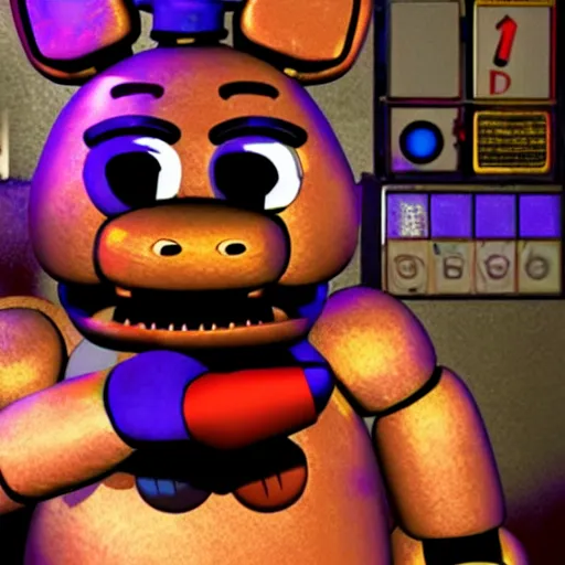 Prompt: Five nights at Freddy