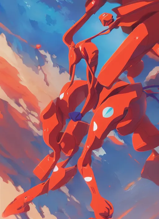 Image similar to hero world neon genesis evangelion, behance hd by jesper ejsing, by rhads, makoto shinkai and lois van baarle, ilya kuvshinov, rossdraws global illumination