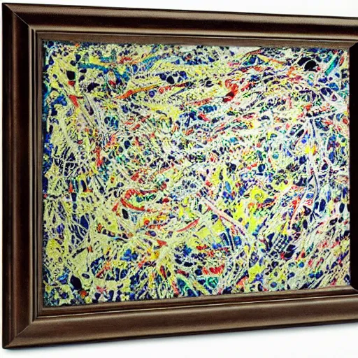 Image similar to a portrait of two beautiful 3 0 year old sisters in a scenic environment by jackson pollock