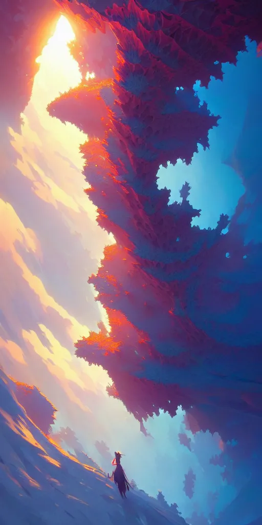 Prompt: hyper detailed ultra sharp of a beautiful fractal. behance hd by jesper ejsing, by rhads, makoto shinkai and lois van baarle, ilya kuvshinov, rossdraws radiating a glowing aura global illumination ray tracing hdr, 8 k