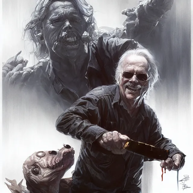 Image similar to the thing john carpenter by stanley artgerm lau, wlop, rossdraws, frank frazetta, andrei riabovitchev, marc simonetti