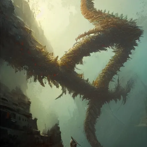 Prompt: a fish as tree, at a sea, by greg rutkowski, trending on art station, highly detailed, magic the gathering, matte painting