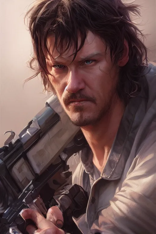 Image similar to Daryl McCormack as a hero, digital painting, artstation, concept art, smooth, sharp focus, illustration, art by artgerm and donato giancola and Joseph Christian Leyendecker, Ross Tran, WLOP