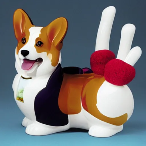 Image similar to “Jeff Koons corgi”