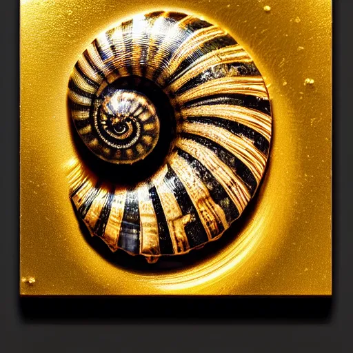 Image similar to snail shell, acrylic paint, cinematic, golden hour, vintage, f / 2. 8, cinecolor, lumen reflections, insanely detailed and intricate, hypermaximalist, elegant, ornate, hyper realistic, super detailed, at the shore